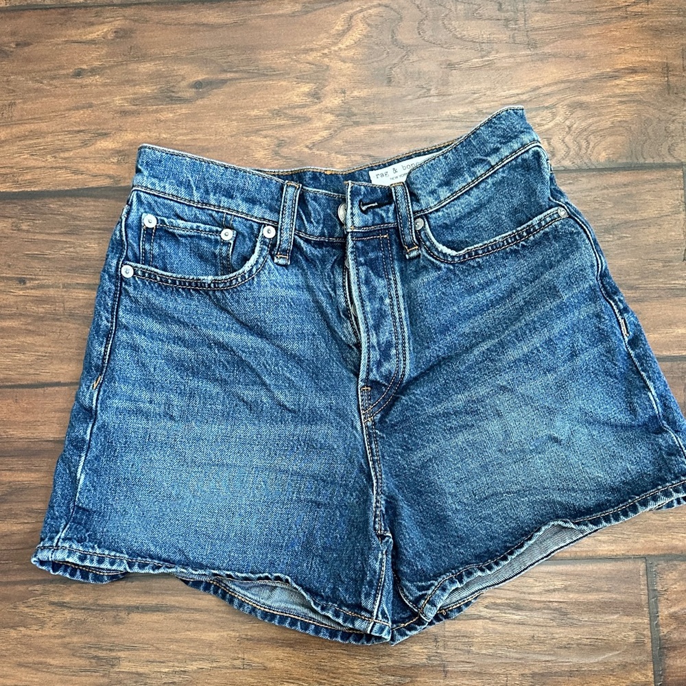 rag & bone Classic Blue Jean Shorts